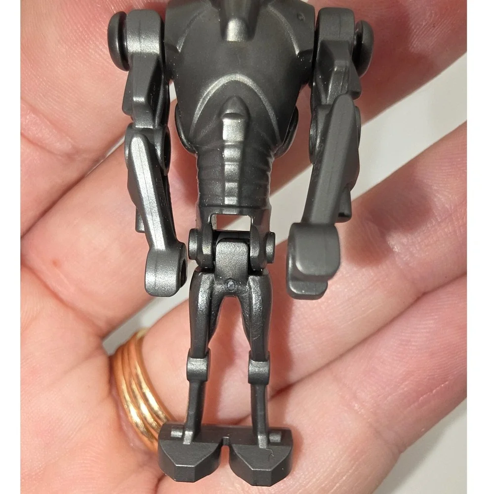 LEGO Super Battle Droid Minifigure OS Pearl Dark Gray Good Condition Toy